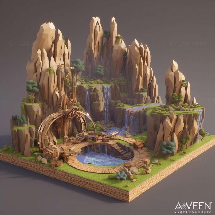Games (Aven Colony 4, GAMES_8004) 3D models for cnc